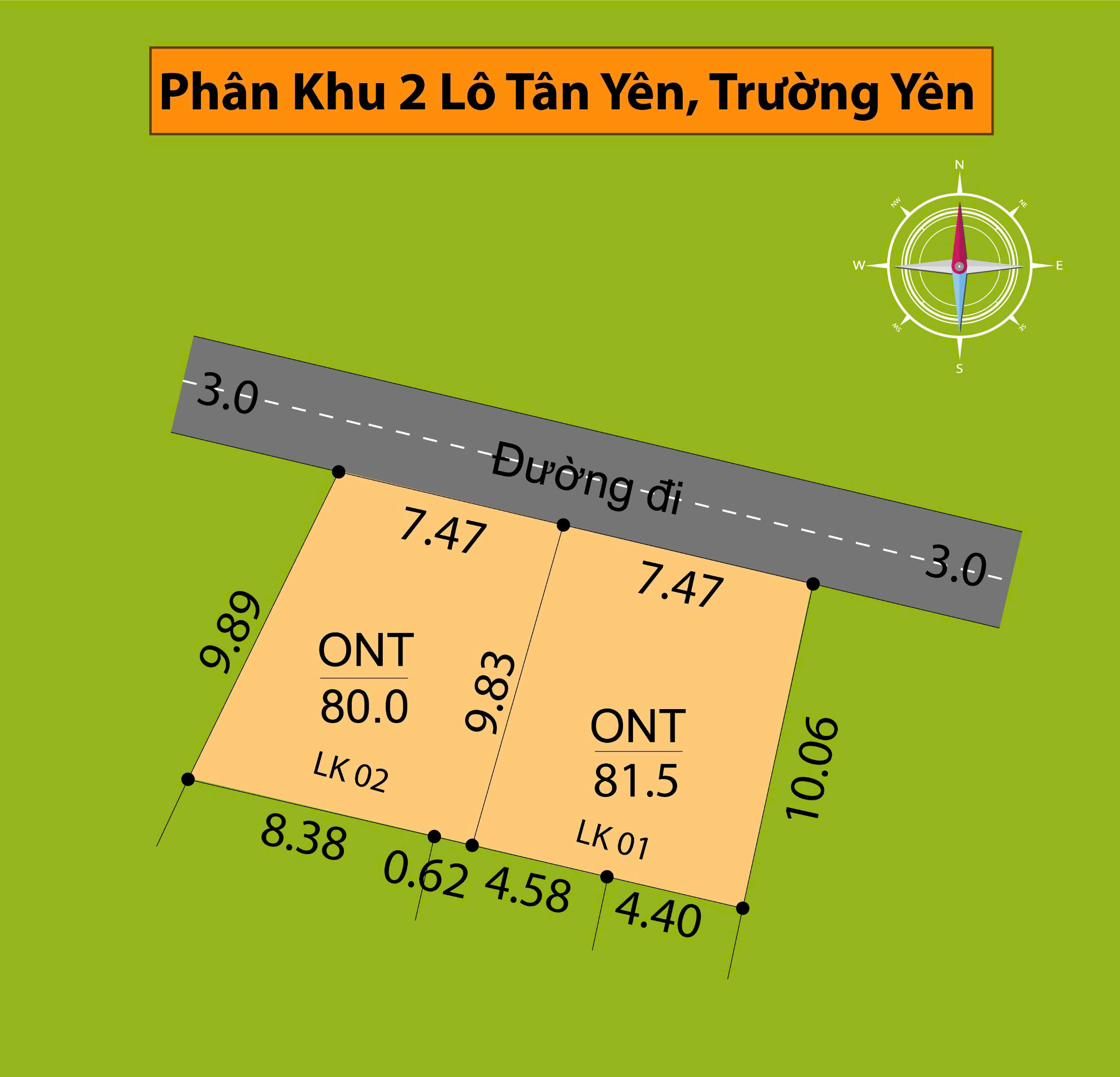 Bán đất Tân Yên 80m² – Mặt tiền đẹp – Đường rộng 3m – Chưa đến 2 tỷ Bán đất Tân Yên 80m² – Mặt tiền đẹp – Đường rộng 3m – Chưa đến 2 tỷ